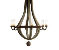 Wine Barrel Chandeliers